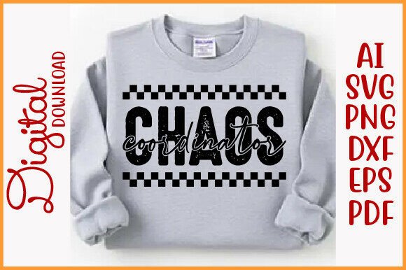 Chaos Coordinator SVG: A Funny Embroidery Design for Creative Projects