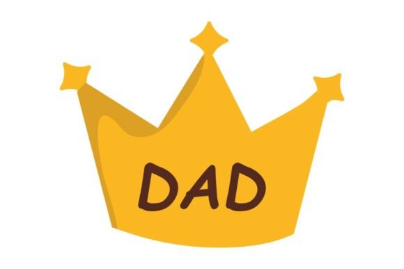 King of the House Crown Graphics for Crafts and Branding