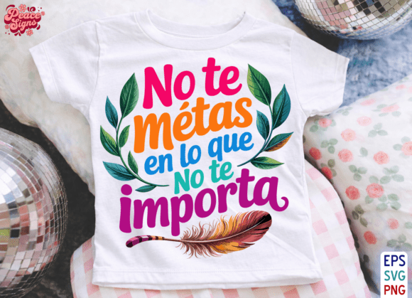 Spanish Sarcastic Sayings SVG for T-Shirt Designs and Graphics