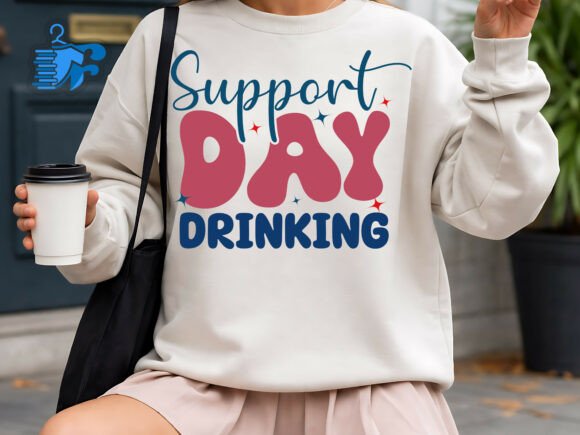 Support Day Drinking Funny SVG for Blog and T-Shirt Graphics